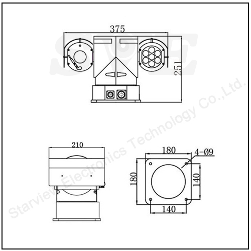 Network HD Vehicle PTZ Camera